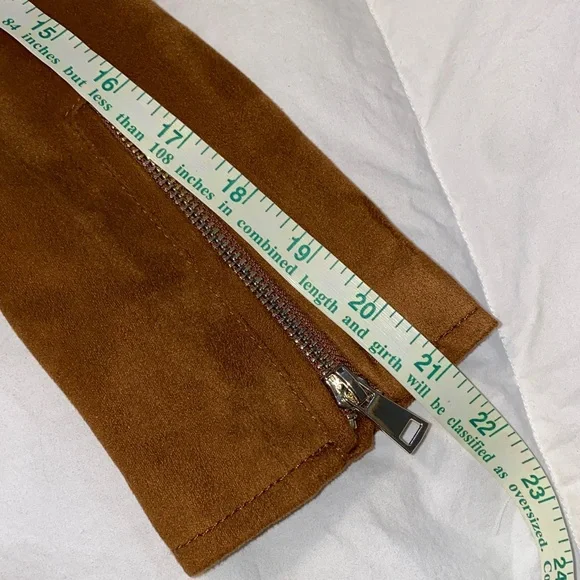 NWOT River Island Brown Fringe Moto Jacket - Picture 15 of 16